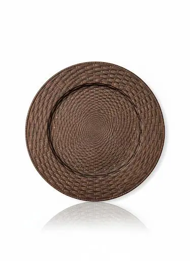 Sousplat marron