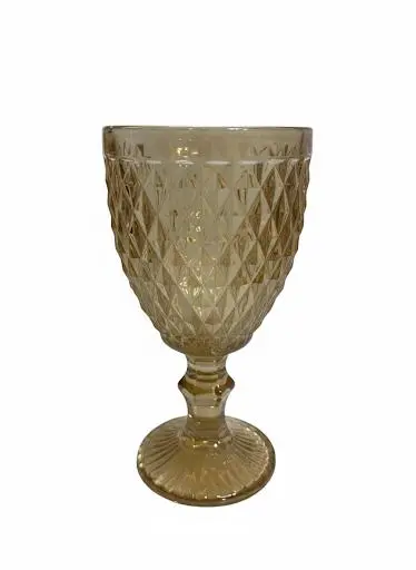 Taça colorida âmbar