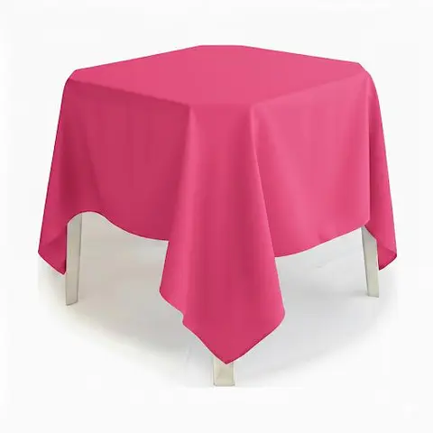 Toalha quadrada cetim pink