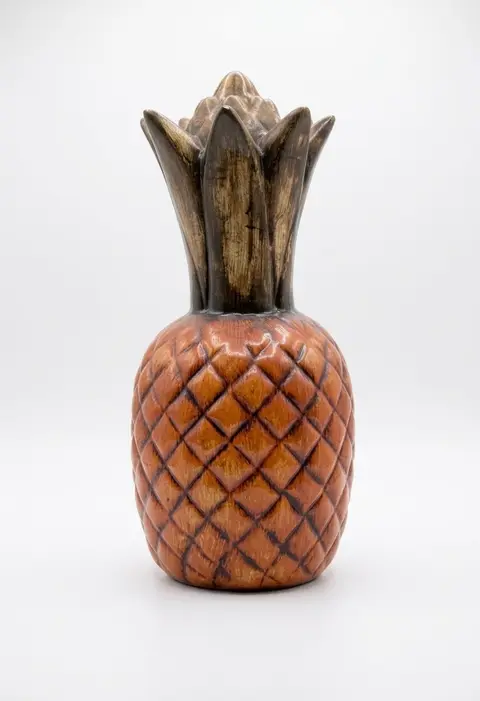 Vaso abacaxi laranja