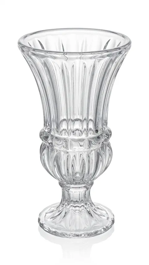 vidro vaso romano grosso 15cm
